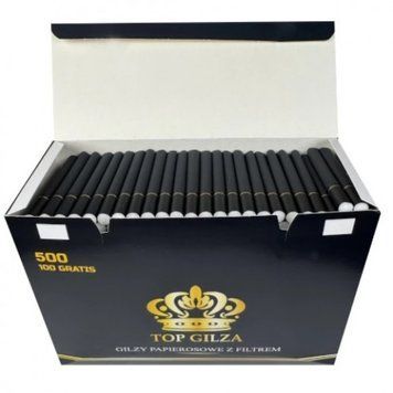 Top Gilza 500 шт Чорні 784 фото